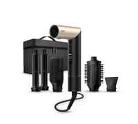 Silk'n Multi-styler sèche-cheveux SilkyAir Flex silencieux<80dB, rotatif, 5 accessoires, noir et doré