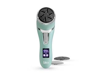 Silk'n FreshPedi Râpe Pieds Anti-Callosités Étanche 3 Disques Menthe | Système d'aspiration intégré qui capture les peaux mortes ; grain fin, médium ou gros au choix ; rechargeable via USB