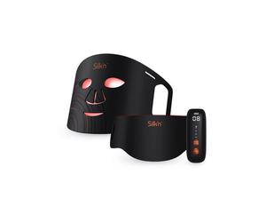 SILK'N Masque Beauté LED Dual sans fil visage et cou 4 modes 10 min 115 LED Noir