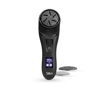 Silk'n Râpe Électrique Pieds Étanche - Ponceuse Puissante Anti-Callosités Avec Système Aspirant et 3 Disques - FreshPedi - Rechargeable - Noir