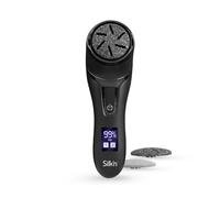 Silk'n Râpe Électrique Pieds Étanche - Ponceuse Puissante Anti-Callosités Avec Système Aspirant et 3 Disques - FreshPedi - Rechargeable - Noir