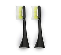 Brossettes ToothWave, Noir, Extra-douces/Grandes, 2 pièces Noir G