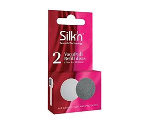Silk'n VacuPedi Sanding Discs - Fine and Medium - Electric Device for Callus Removal - Refill Pack of 2