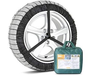 Silknet Chaussettes de neige universelles pour pneus - Taille 30 - S’adaptent aux dimensions 175/65 R14, 185/55 R15, 185/50 R16 et plus