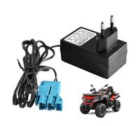Silkwish Peg Perego Chargeur 12 V pour véhicules électriques pour enfants, tracteur, SUV, ATV, voiture - Bloc d'alimentation compatible avec les voitures électriques pour enfants, motos et véhicules