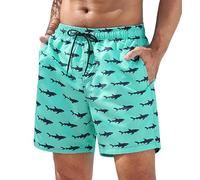 SILKWORLD Maillot de Bain pour Homme avec Doublure en Maille | 3 poches, taille ajustable, léger, confortable, respirant, facile d'entretien, natation, plage, voyage, vacances
