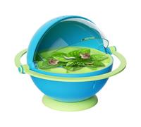 Silkworm Breeding Box, Portable Hatching Container, Transparent Observation Cage, 9.25x9.53x7.17 inches Educational Growth Habitat, Fun Learning Tool for School, Science, Home Use