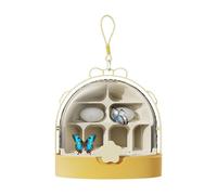 Silkworm Observation Box - Transparent Breathable Habitat Container, Indoor Rearing Science Kit, Durable Lightweight Material, Easy Access Lid, Secure Ventilation Design | Educational Outdoor Activiti