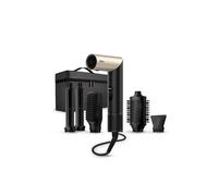 Silk'n Multi-styler sèche-cheveux SilkyAir Flex silencieux<80dB, rotatif, 5 accessoires, noir et doré