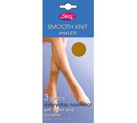 Silky Bas pour femmes, hauteur cheville LW249 (taille unique) (Mink)