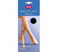 Silky Bas pour femmes, hauteur cheville LW249 (taille unique) (Noir)