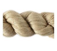 Silky Cachemire Fil à tricoter à la main pour vêtements tendance Crème 16