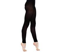Silky Collants de danse sans pieds pour adulte Femme, Fille, noir, âge 11-13