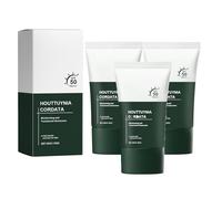 Silky Hydrata Sunscreen, Facial Sunscreen, Houttuynia Cordata Calming Hydure Sun Cream SPF50+, Daily Sunscreen, Protection Suncream, Waterproof & Non-Greasy (3PCS)