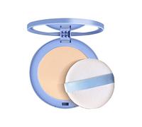 Silky Mist Powder Cake Lot de 2 poudres de maquillage naturelles, longue tenue, imperméable, anti-cernes naturel, poudre d'ajustement de l'huile longue durée, soin pour femme (taille A, taille unique)