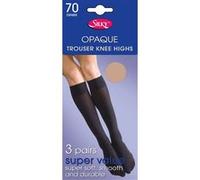 Silky Opaque - Mi-bas 70 deniers (lot de 3 paires) - Femme (Taille unique) (Naturel) - UTLW194 Naturel