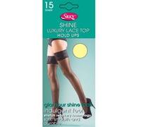 Silky Shine - Bas Jarretière Satinés (1 Paire) - Femme