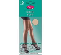 Silky Shine Collants brillants pour femmes, grandes tailles LW260 (X-Large) (Nature)