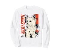 Silky Terrier Spirit Art pour Les Amoureux des Chiens Sweatshirt
