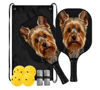 Silky Tiny Companion Raquette de pickleball à faible vibration pour chien | ensemble de palas de pickleball pour adultes hommes femmes