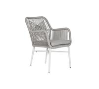 SILLA ALUMINIO 57X63X84 CON COJIN, APILABLE