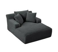 Silla De Relax Para Interiores, Sofá Cama Sin Respaldo De Terciopelo Oversized, Sofás Nube Para Salón, Sin Necesidad De Ensamblaje,6