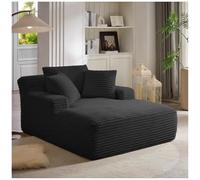 Silla De Relax Para Interiores, Sofá Cama Sin Respaldo De Terciopelo Oversized, Sofás Nube Para Salón, Sin Necesidad De Ensamblaje,3