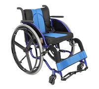 Silla de Ruedas Fauteuil roulant de sport pliable portable ultra léger en alliage d'aluminium pour personnes handicapées personnes âgées Utilisation sûre