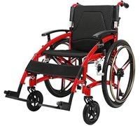 Silla de Ruedas Fauteuil roulant léger pliable pour rééducation médicale portable ergonomique avancé avec accoudoirs confortables Dossier réglable Capacité de charge 100 kg