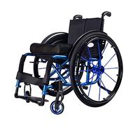 Silla de Ruedas Fauteuil roulant manuel de sport léger et pliable en alliage d'aluminium pour adultes et personnes âgées Largeur du siège 36-42 cm