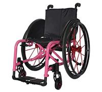 Silla de Ruedas Fauteuil roulant pliant sport léger en aluminium autopropulsé (largeur du siège 36-42 cm) Fauteuil roulant manuel mobile confortable - Capacité de 100 kg