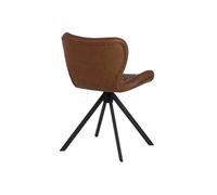 SILLA ESCRITORIO REGULABLE MARRON 71x65x112/120 CM