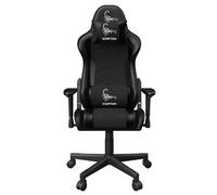 SILLA GAMING GEMBIRD SCORPION NEGRO, DETALLES DE CUERO NEGRO TRANSPIRABLE