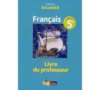 Sillages Français 5e 2016 Livre du professeur