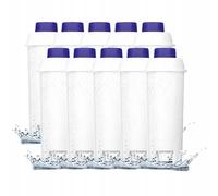 Sillar 10 pack de filtres à eau pour les machines à café Delonghi DLSC002, SER3017 & 5513292811 - Compatible avec les séries ECAM, ESAM, ETAM
