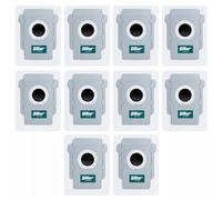 Sillar 10 pièces Sacs d'aspirateur compatibles pour iRobot Roomba i3+ i4+ i5+ i6+ i7+ i8+ j7+ j9+ s9+ 10s, sacs à poussière de remplacement pour Roomba, pièce de rechange