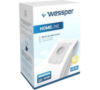 Sillar 12 Sacs Aspirateur Compatible avec AEG Electrolux E201S, E201SM, Standard-Bag, S-Bag - pour Philips FC8021/03 FC8245/09 PowerGo, AEG, Tornado, Progress, Zanussi - Handy Bag PH86