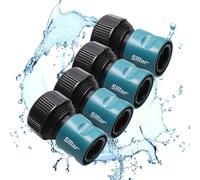 Sillar 4 pièces raccord robinet 3/4''STOP BSP 2in1, adaptateur robinet, connecteur robinet jardin raccord robinet