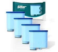SILLAR 4x Filtres à Eau pour Machines à Café | Compatible avec AquaClean CA6903/10 CA6903/22 CA6903 Filtre, Cartouche Filtrante pour Machines à Café