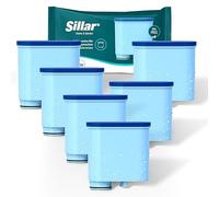 SILLAR 6x Filtres à Eau pour Machines à Café | Compatible avec AquaClean CA6903/10 CA6903/22 CA6903 Filtre, Cartouche Filtrante pour Machines à Café