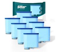 SILLAR 8x Filtres à Eau pour Machines à Café | Compatible avec AquaClean CA6903/10 CA6903/22 CA6903 Filtre, Cartouche Filtrante pour Machines à Café