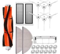 Sillar Accessoires pour robots aspirateurs Xiaomi, pièces détachées pour Xiaomi Roborock S55 S50 S51 S5 S6, brosse principale, brosse latérale, filtre, lingette, noyau du filtre, outil de nettoyage, c