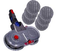 Sillar Balai électrique avec réservoir d'eau pour aspirateur Dyson V15 V11 V10 V8 V7, Inclus 3 jeux de lingettes, aspirateur avec réservoir d'eau amovible - Remplacement