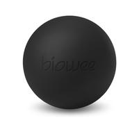 Sillar Balle de Massage Lacrosse 2 Pièces 6,25 cm Silicone Dur | Lot de 2 balles lacrosse pour automassage trigger points fascias dos nuque épaules jambes pieds sport récupération noires