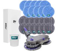Sillar Brosse de nettoyage pour aspirateur Dyson V7 Dyson V8 Dyson V10 Dyson V11 Dyson V15 + 22 tampons de nettoyage+tasse