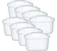 Sillar Cartouches filtrantes - 8 pièces | Cartouches filtrantes de remplacement pour Dafi Unimax Aquaphor A5 Brita Maxtra+ Philips AWP212/10