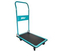 Sillar Chariot de Transport Pliable, capacité de Charge jusqu'à 150 kg, poignée surélevée de 20 cm, revêtement PVC pour Une Meilleure adhérence de la Charge
