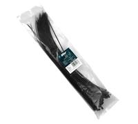 Sillar Collier de Serrage 100 Pièces, Serre Câbles 4x400mm | Attaches de Câbles Noire Résistant aux UV pour la Gestion des Câbles à L'intérieur et à L'extérieur