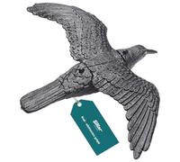 Sillar Corbeau Noir, Répulsif Pigeons en Plastique, Corbeau Volant | Répulsif Oiseaux & Balcony Decoration, Naturel Antiparasitaire Protection | Repousser, Effrayeur d'oiseaux, Épouvantail
