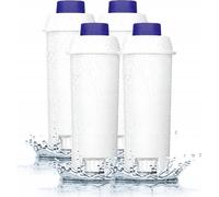 Sillar Filtre à eau compatible avec DeLonghi DLS C002/SER ECAM ESAM ETAM, 4 Packs